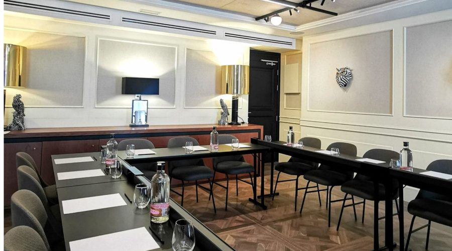Sala de reuniones para eventos corporativos en MYR Hotels